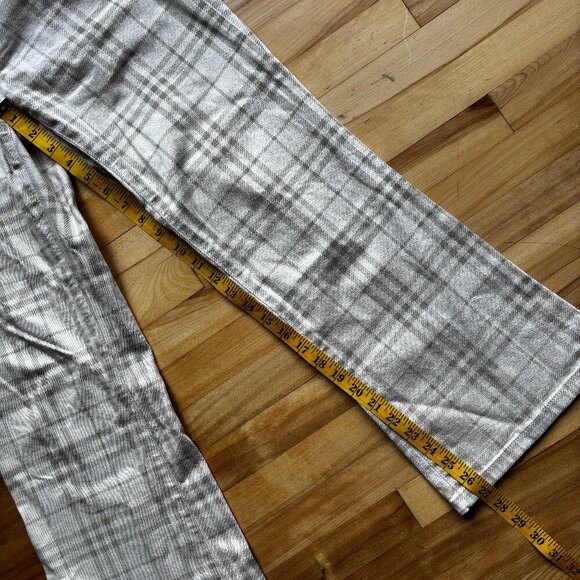 Burberry Women’s Plaid Flare Pants Size 42 / US 8 - Picture 5 of 13